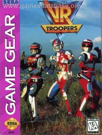 Cover VR Troopers for Game Gear